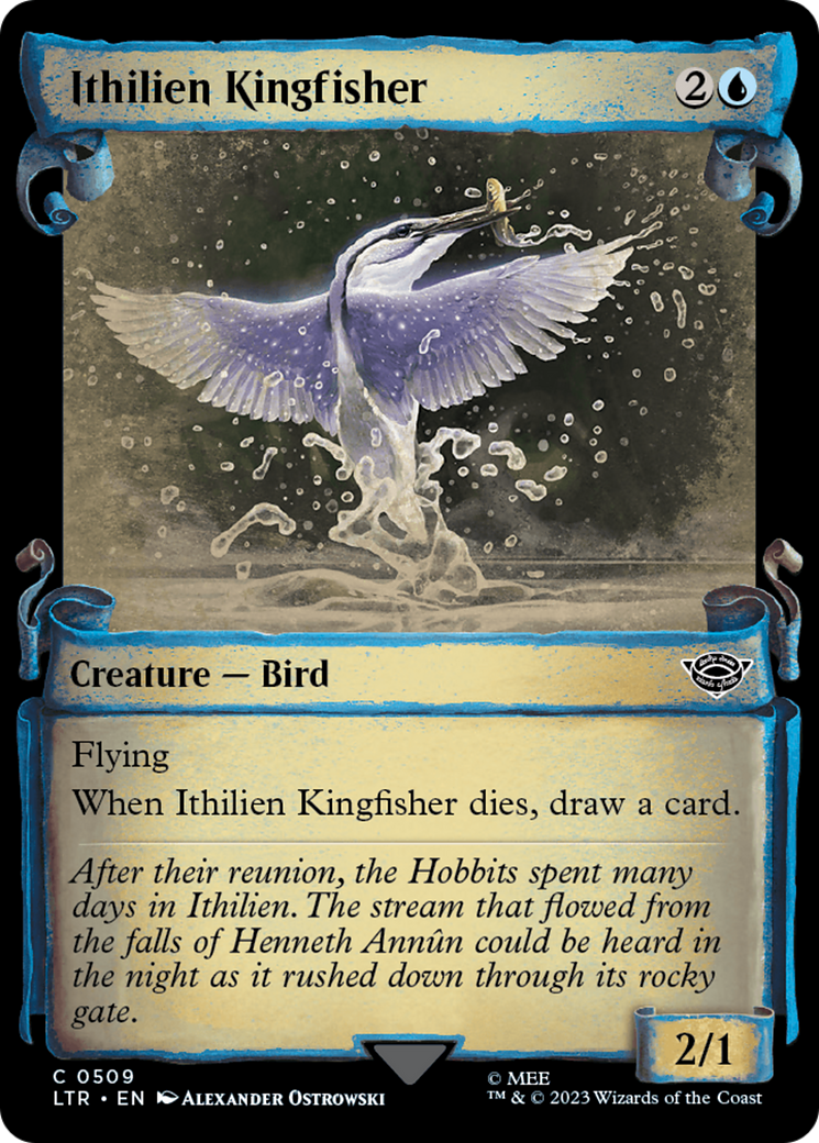 Ithilien Kingfisher [The Lord of the Rings: Tales of Middle-Earth Showcase Scrolls] | Gate City Games LLC