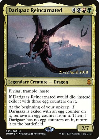 Darigaaz Reincarnated [Dominaria Promos] | Gate City Games LLC