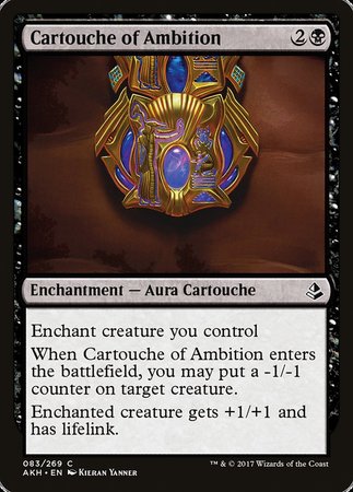 Cartouche of Ambition [Amonkhet] | Gate City Games LLC