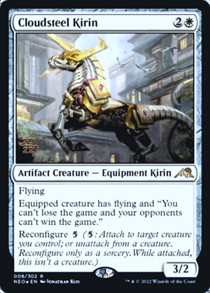 Cloudsteel Kirin [Kamigawa: Neon Dynasty Prerelease Promos] | Gate City Games LLC