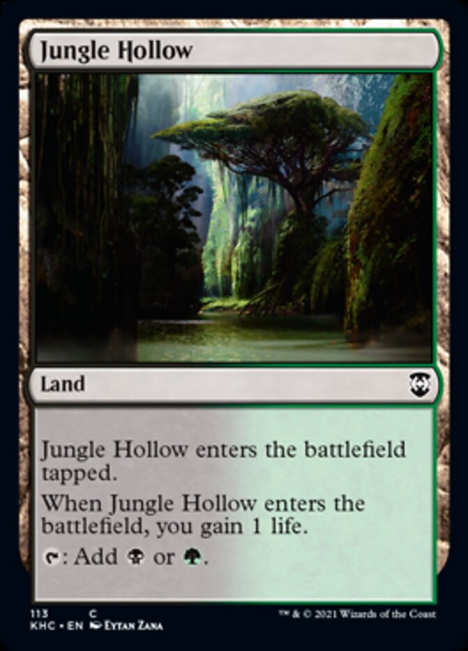 Jungle Hollow [Kaldheim Commander] | Gate City Games LLC