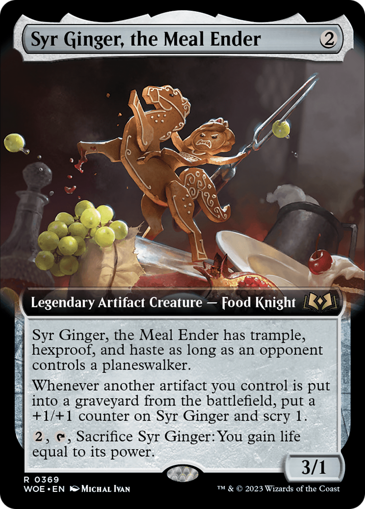 Syr Ginger, the Meal Ender (Extended Art) [Wilds of Eldraine] | Gate City Games LLC