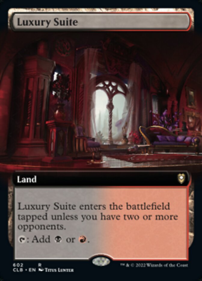 Luxury Suite (Extended Art) [Commander Legends: Battle for Baldur's Gate] | Gate City Games LLC
