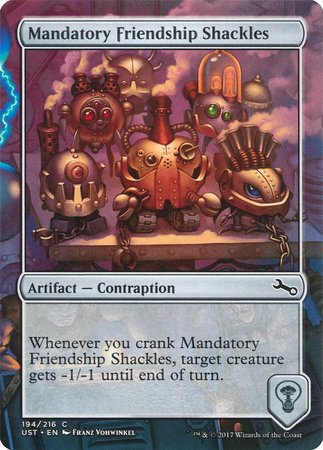 Mandatory Friendship Shackles [Unstable] | Gate City Games LLC