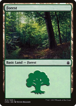 Forest (312) [Commander Anthology] | Gate City Games LLC