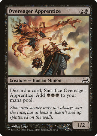 Overeager Apprentice [Duel Decks: Divine vs. Demonic] | Gate City Games LLC