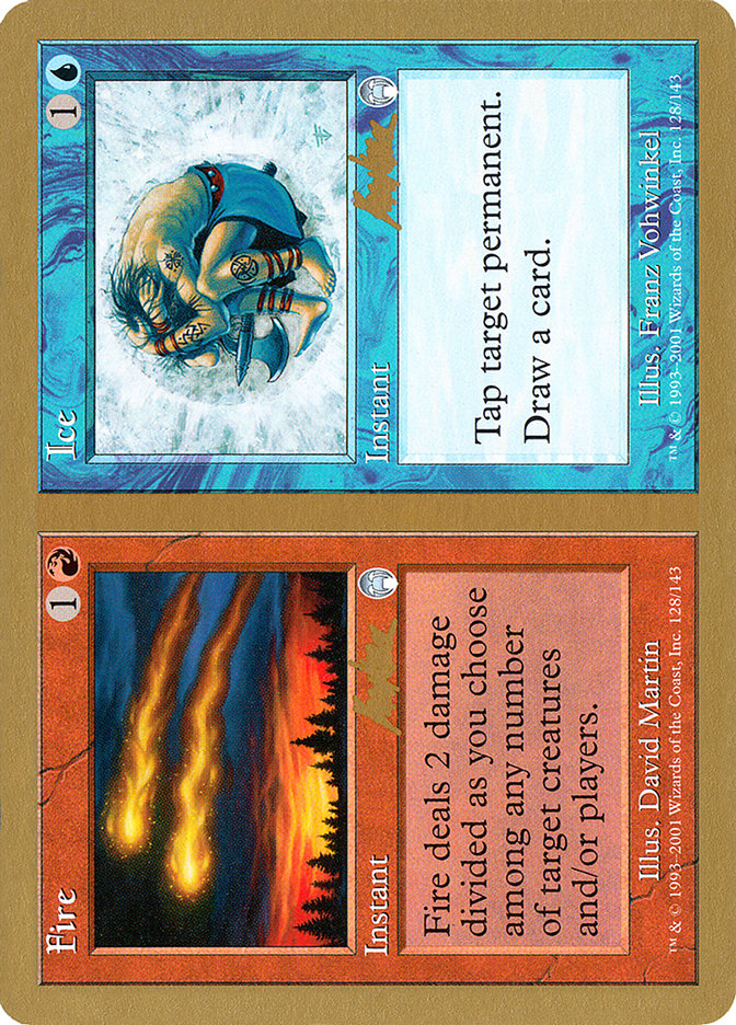 Fire // Ice (Brian Kibler) [World Championship Decks 2002] | Gate City Games LLC