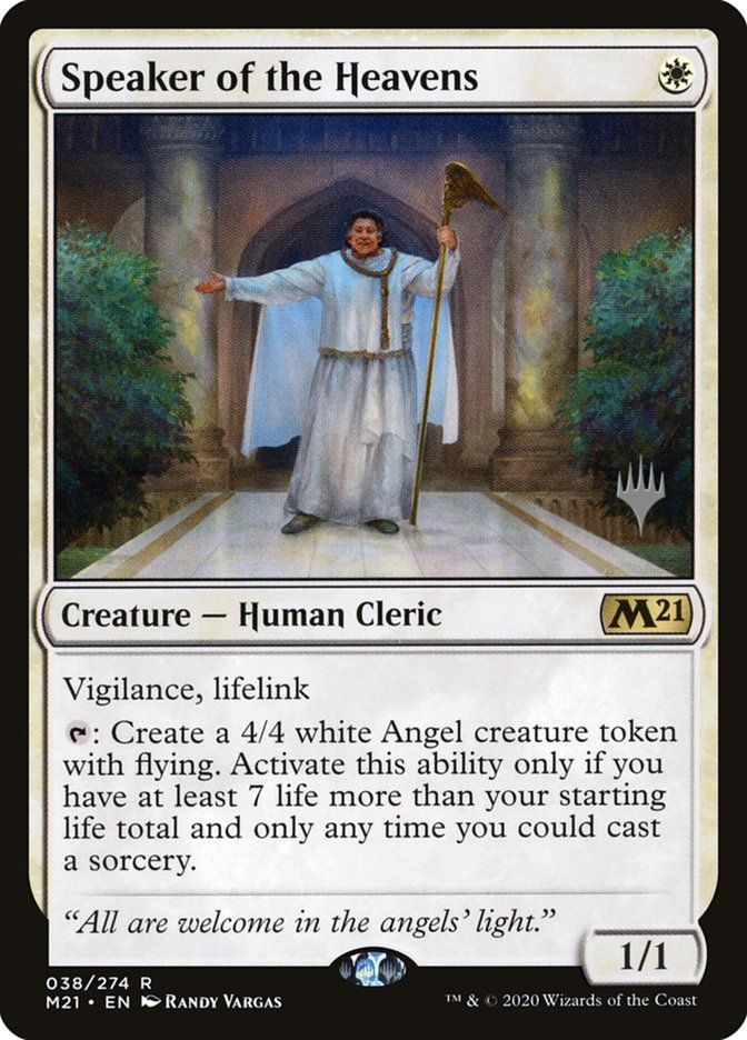 Speaker of the Heavens (Promo Pack) [Core Set 2021 Promos] | Gate City Games LLC