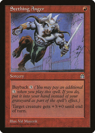 Seething Anger [Stronghold] | Gate City Games LLC
