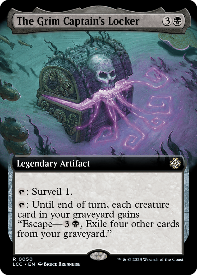 The Grim Captain's Locker (Extended Art) [The Lost Caverns of Ixalan Commander] | Gate City Games LLC