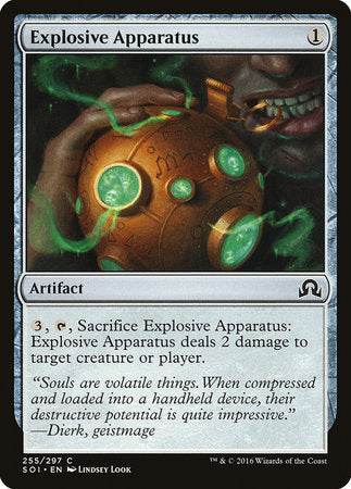 Explosive Apparatus [Shadows over Innistrad] | Gate City Games LLC