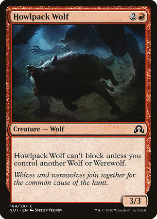 Howlpack Wolf [Shadows over Innistrad] | Gate City Games LLC
