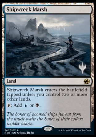 Shipwreck Marsh (Promo Pack) [Innistrad: Midnight Hunt Promos] | Gate City Games LLC