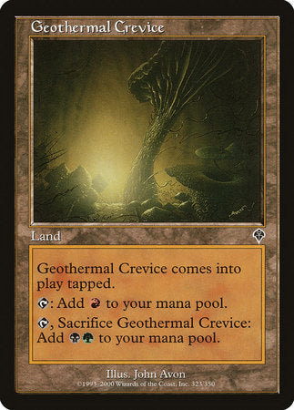 Geothermal Crevice [Invasion] | Gate City Games LLC