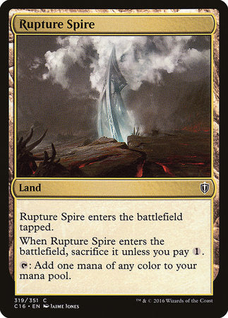 Rupture Spire [Commander 2016] | Gate City Games LLC