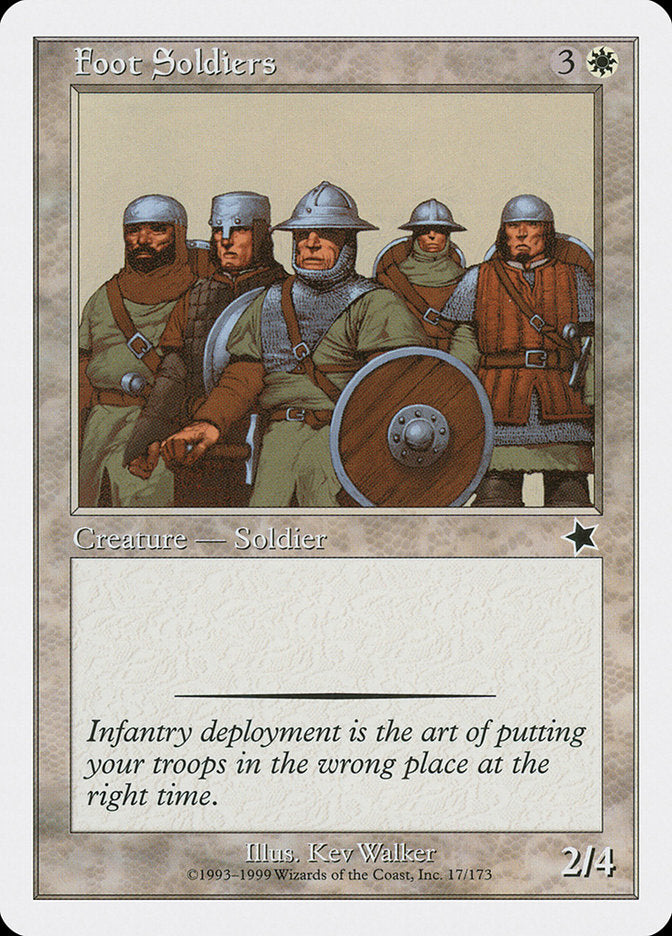 Foot Soldiers [Starter 1999] | Gate City Games LLC