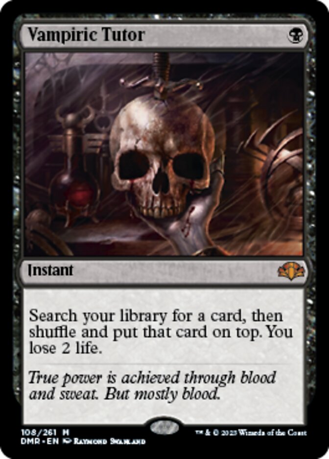 Vampiric Tutor [Dominaria Remastered] | Gate City Games LLC