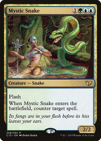 Mystic Snake [Commander 2015] | Gate City Games LLC