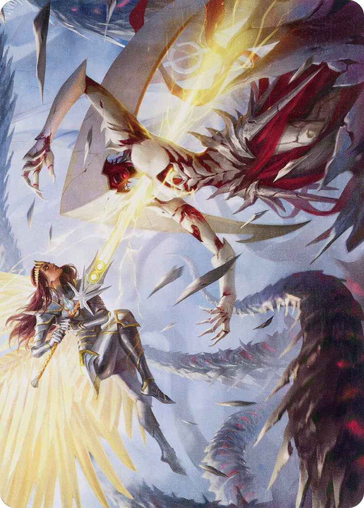 Elspeth's Smite Art Card [March of the Machine Art Series] | Gate City Games LLC
