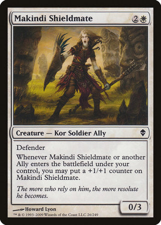 Makindi Shieldmate [Zendikar] | Gate City Games LLC