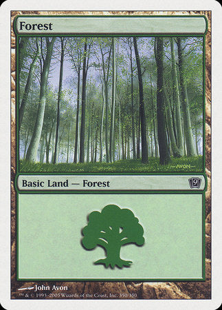 Forest (350) [Ninth Edition] | Gate City Games LLC