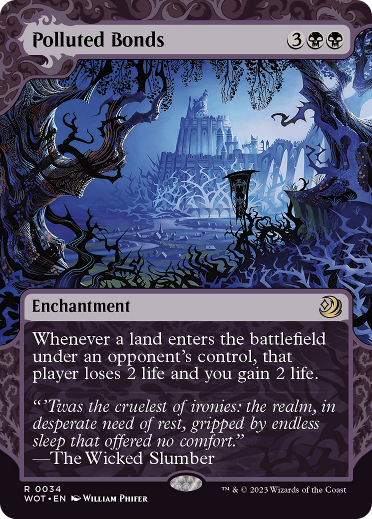 Polluted Bonds [Wilds of Eldraine: Enchanting Tales] | Gate City Games LLC