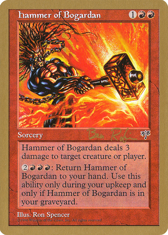 Hammer of Bogardan (Ben Rubin) [World Championship Decks 1998] | Gate City Games LLC