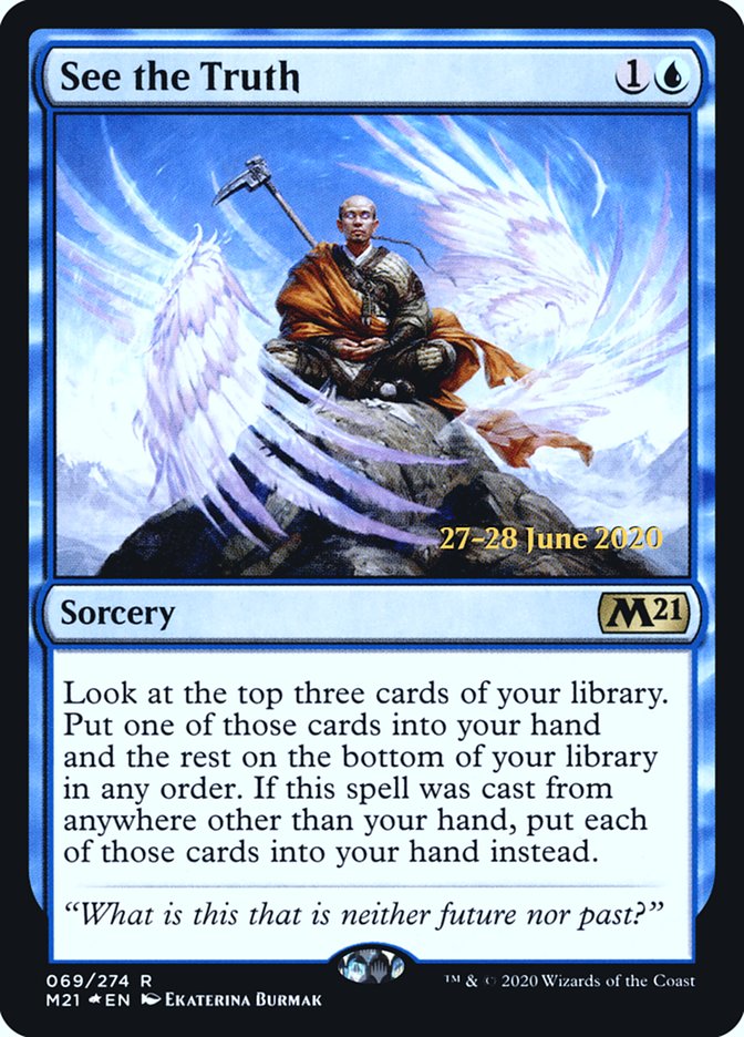 See the Truth  [Core Set 2021 Prerelease Promos] | Gate City Games LLC