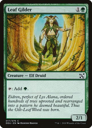 Leaf Gilder [Duel Decks: Elves vs. Inventors] | Gate City Games LLC