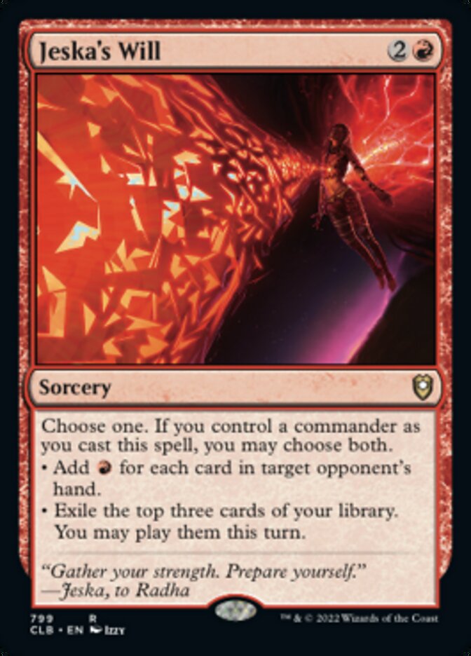 Jeska's Will [Commander Legends: Battle for Baldur's Gate] | Gate City Games LLC