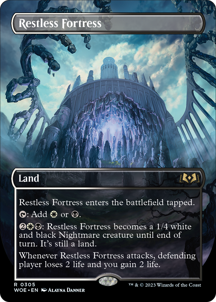 Restless Fortress (Borderless Alternate Art) [Wilds of Eldraine] | Gate City Games LLC