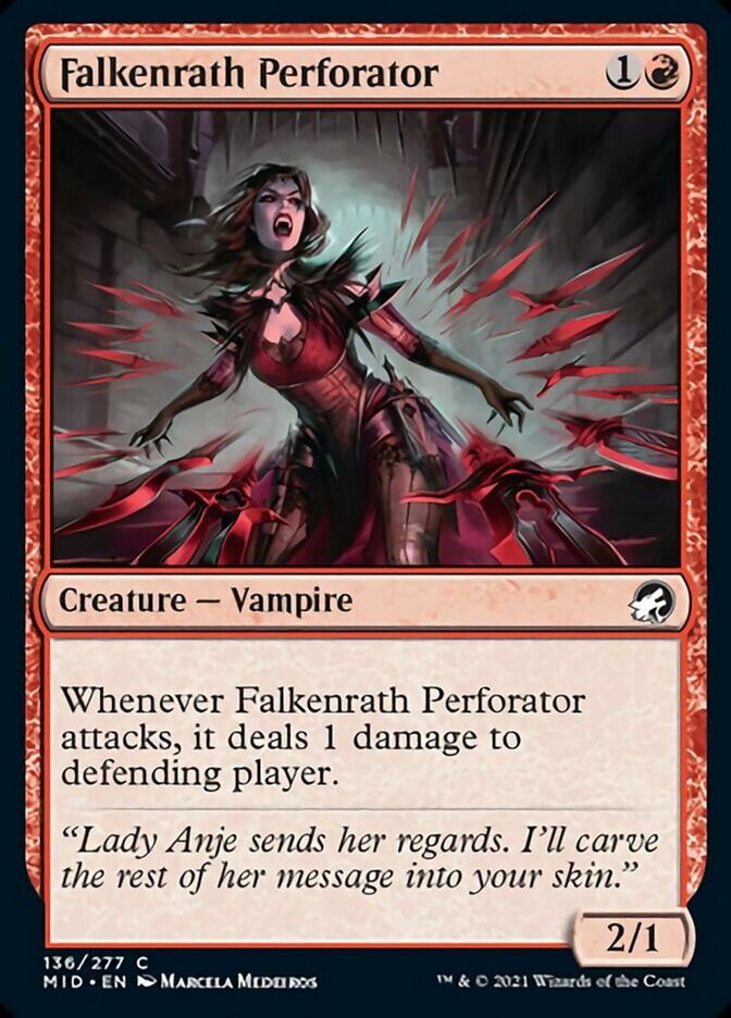 Falkenrath Perforator [Innistrad: Midnight Hunt] | Gate City Games LLC