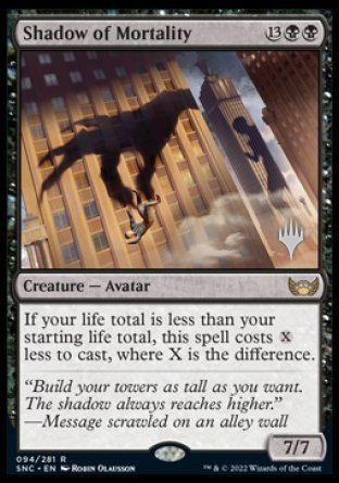 Shadow of Mortality (Promo Pack) [Streets of New Capenna Promos] | Gate City Games LLC