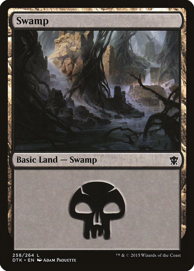 Swamp (258) [Dragons of Tarkir] | Gate City Games LLC