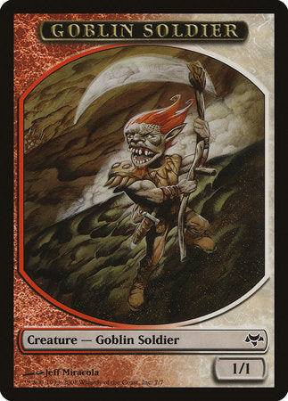Goblin Soldier Token [Eventide Tokens] | Gate City Games LLC