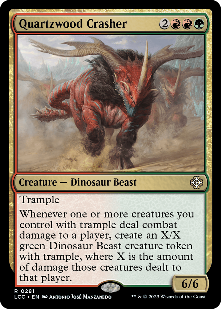 Quartzwood Crasher [The Lost Caverns of Ixalan Commander] | Gate City Games LLC