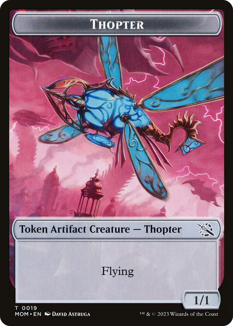Soldier // Thopter Double-Sided Token [March of the Machine Tokens] | Gate City Games LLC