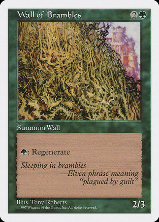 Wall of Brambles [Fifth Edition] | Gate City Games LLC