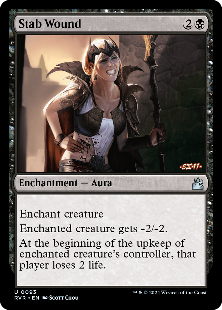 Stab Wound [Ravnica Remastered] | Gate City Games LLC