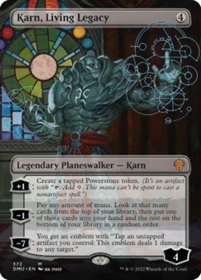 Karn, Living Legacy (Borderless) [Dominaria United] | Gate City Games LLC