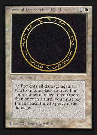 Circle of Protection: Black (IE) [Intl. Collectors’ Edition] | Gate City Games LLC