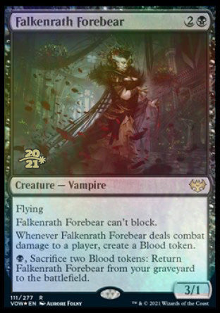 Falkenrath Forebear [Innistrad: Crimson Vow Prerelease Promos] | Gate City Games LLC