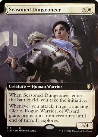 Seasoned Dungeoneer (Extended Art) [Commander Legends: Battle for Baldur's Gate] | Gate City Games LLC