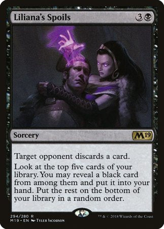 Liliana's Spoils [Core Set 2019] | Gate City Games LLC