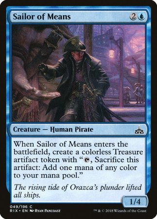 Sailor of Means [Rivals of Ixalan] | Gate City Games LLC