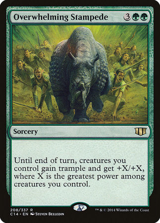 Overwhelming Stampede [Commander 2014] | Gate City Games LLC