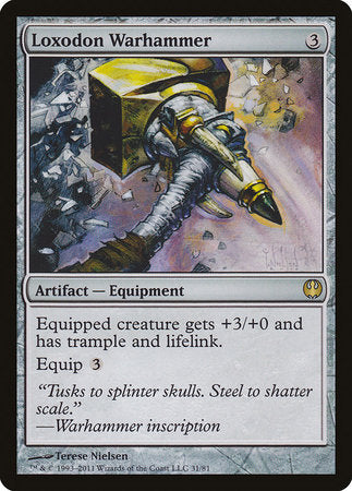 Loxodon Warhammer [Duel Decks: Knights vs. Dragons] | Gate City Games LLC