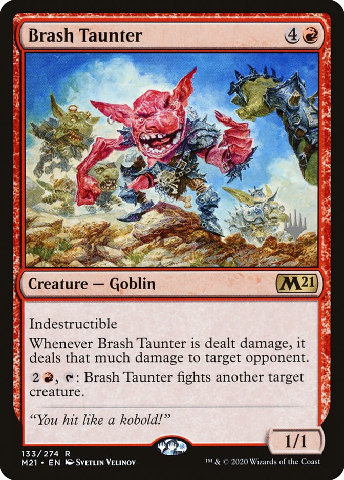 Brash Taunter (Promo Pack) [Core Set 2021 Promos] | Gate City Games LLC