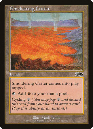 Smoldering Crater [Urza's Saga] | Gate City Games LLC