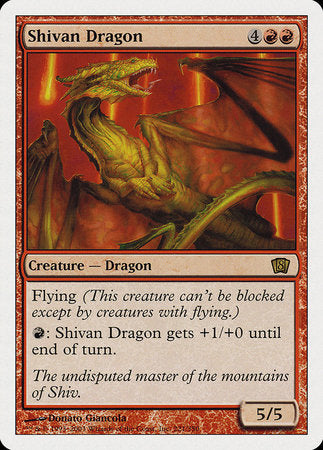 Shivan Dragon [Eighth Edition] | Gate City Games LLC